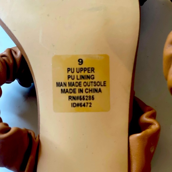 Express leather Sandals Size 9 like New Condition - Picture 6 of 8